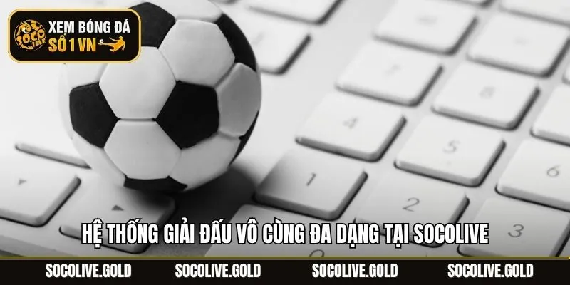Hệ thống giải đấu vô cùng đa dạng tại Socolive